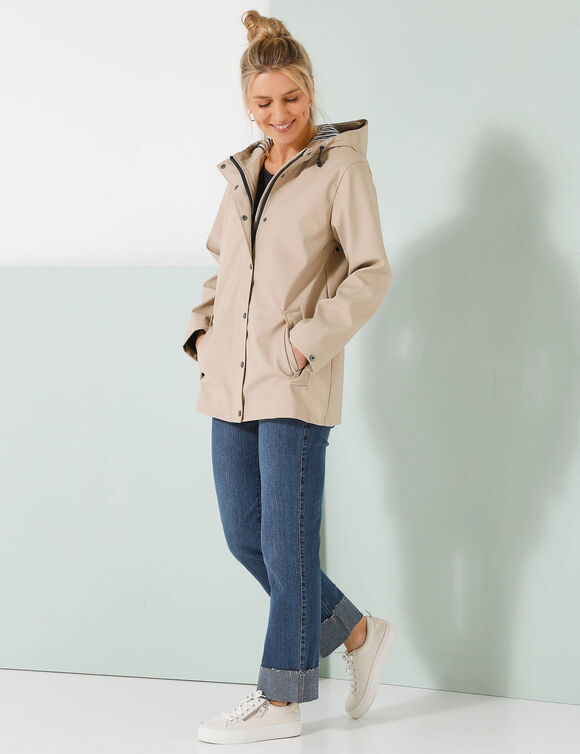 Cir&eacute; d&eacute;perlant &agrave; capuche (beige)