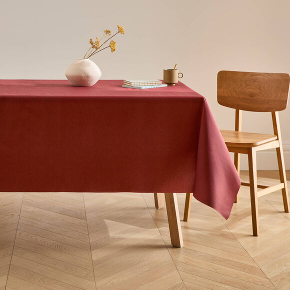 Nappe unie enduite (terracotta)