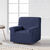 Housse fauteuil et canapé préformée "Alexia" (bleu)
