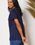 T-shirt manches courtes uni (marine)