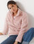 Sweat zippé, maille peluche (rose chiné)