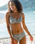 Effen bikinislip in maximodel Ivola (ecru / zwart)
