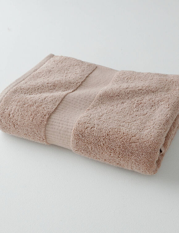 Collectie effen badhanddoeken 640g/m2, prestige comfort (hazelnootbruin)