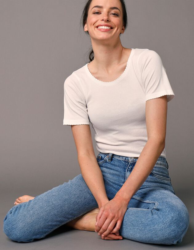 Tee-shirt manches courtes - lot de 2 (blanc)
