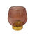 Staande ledlamp in gekleurd glas (parmaroze)