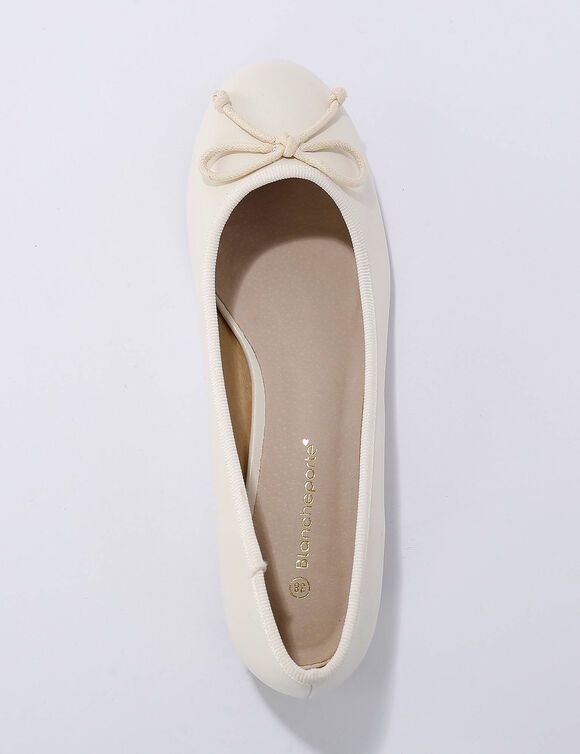 Ballerines plates (crème)