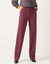 Rechte broek, milanotricot (bordeaux)