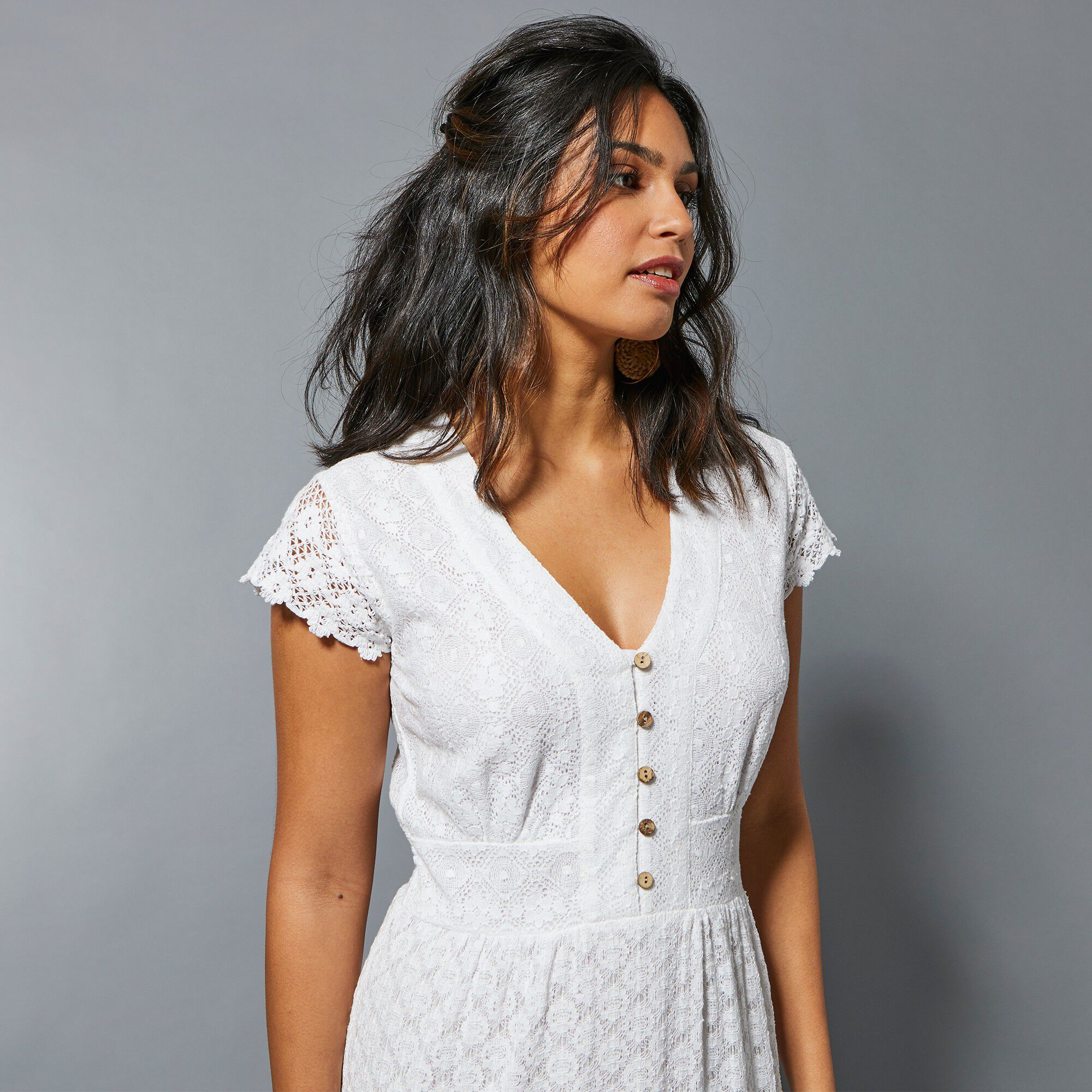 Robe blanche taille 44 top