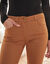 Rekbare 7/8-broek met nauwsluitend model (hazelnootbruin)