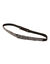 Ceinture r&eacute;glable &agrave; perles fantaisie (anthracite / argent)