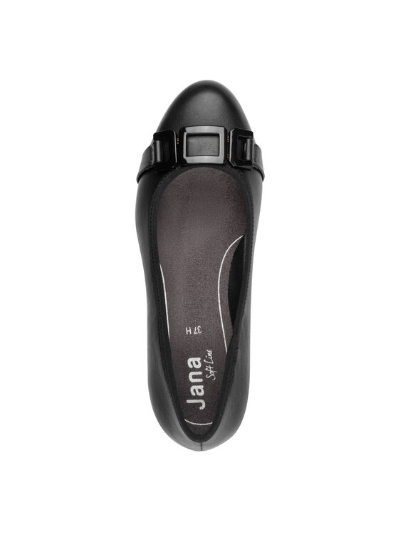 Pumps met ronde neus (zwart)