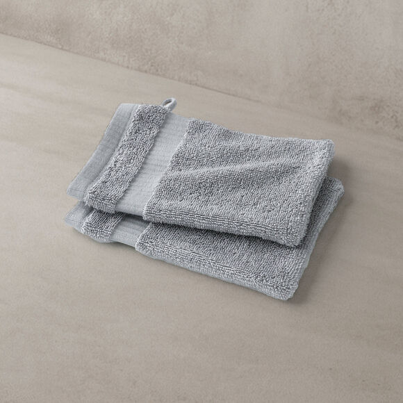 Collection serviettes de bain unies - gamme premium 640g/m&sup2; (gris)