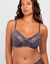 Soutien-gorge dentelle florale forme embo&icirc;tante Philippa &ndash; avec armatures (gris)