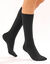 Mi-bas contention coton majoritaire - lot de 2 paires (noir)