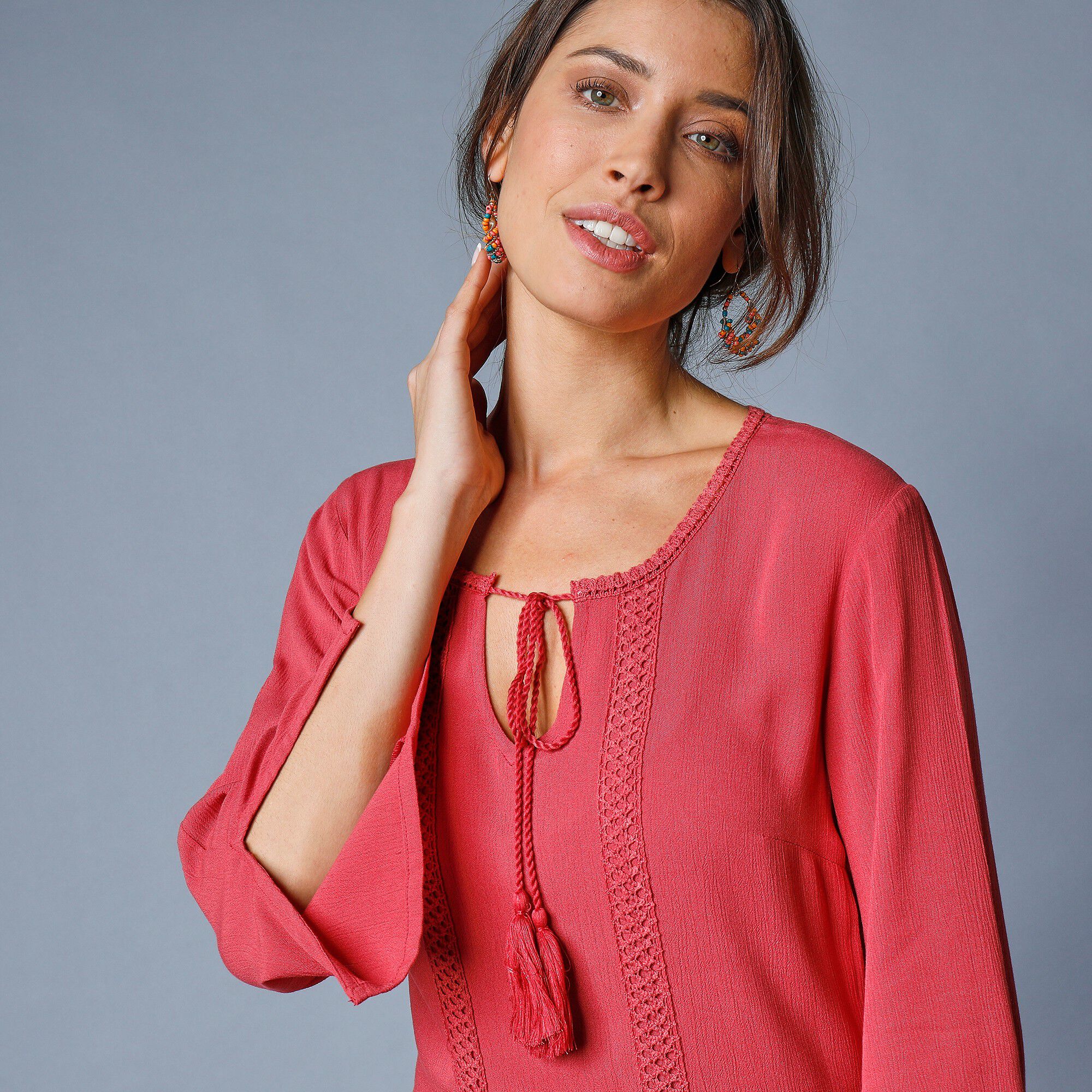 Blanche porte hotsell robe longue