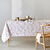 Nappe imprimé serpentins dorés (wit / goudkleurig)