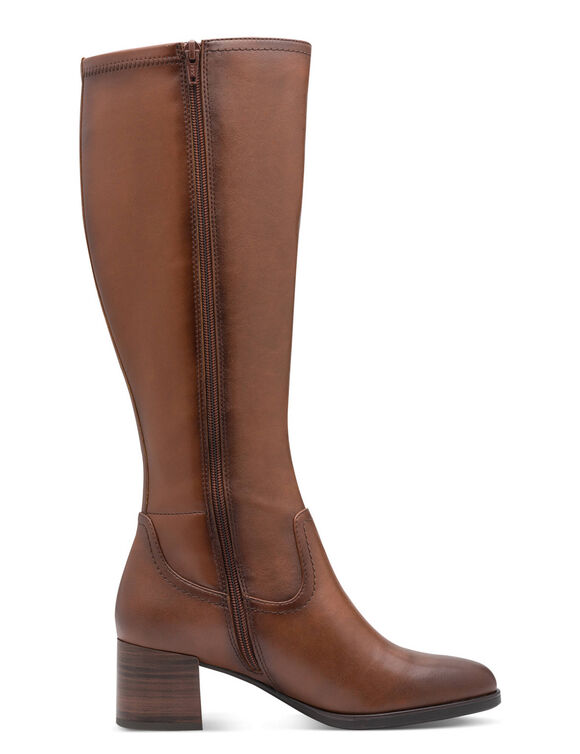 Leren baskets - bronskleur (bruin)