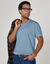 T-shirt met ronde hals en korte mouwen - set van 3 (taupe + CHOCOT + grijsblauw)