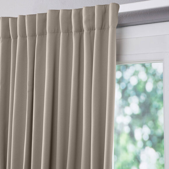 Rodeau occultant satiné  (taupe)