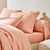 Linge de lit satin uni (blushroze)
