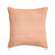 Housse coussin unie coton tissage artisanal - lot de 2 (rose)