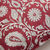 Housse de coussin imprim&eacute; indien - lot de 2 (bordeaux)