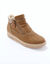 Baskets montantes avec col tricot. (taupe)