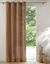 Rideau bachette uni tamisant oeillets (taupe)