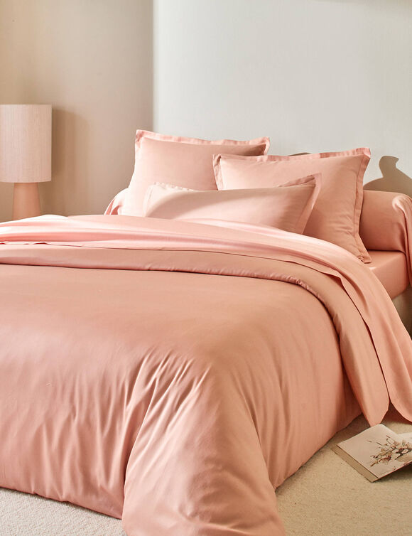Linge de lit satin uni (rose blush)