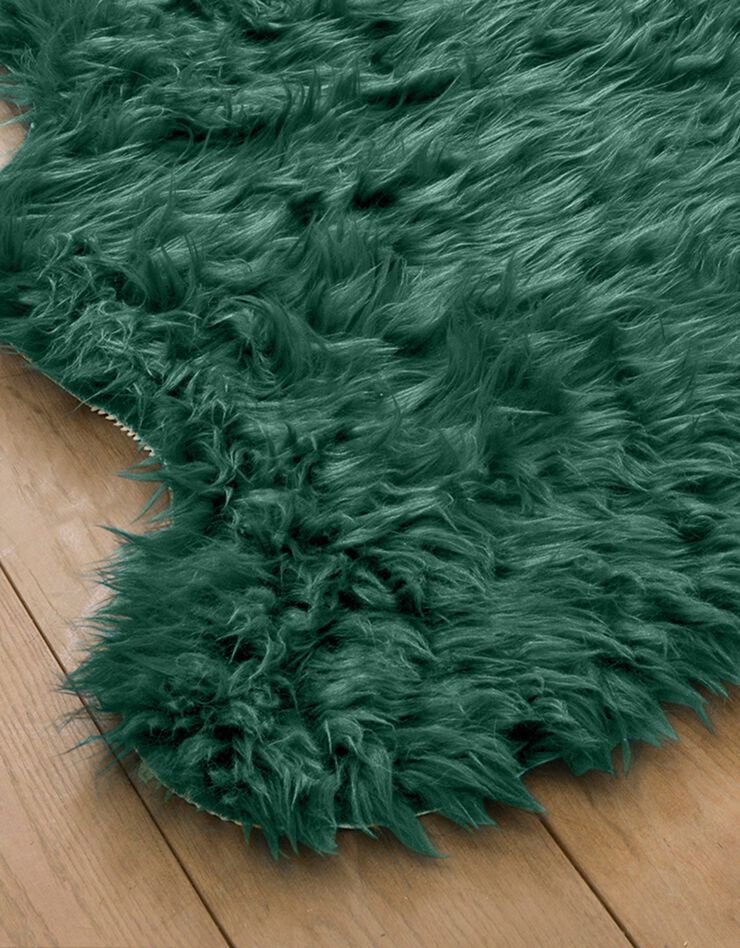 Harig tapijt in dennengroen Blancheporte