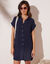 Effen strandjurk, crepon (marine)