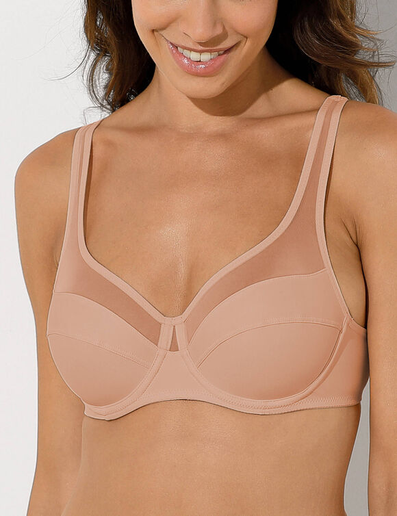 Soutien-gorge Generous uni - avec armatures (nude)