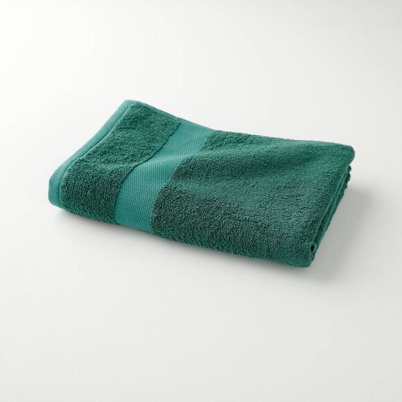 Collection serviettes de bain unies coton modal 500 g/m&sup2; (vert)