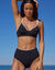 Corrigerende effen bikinibeha Ilaya - zonder beugels (zwart)