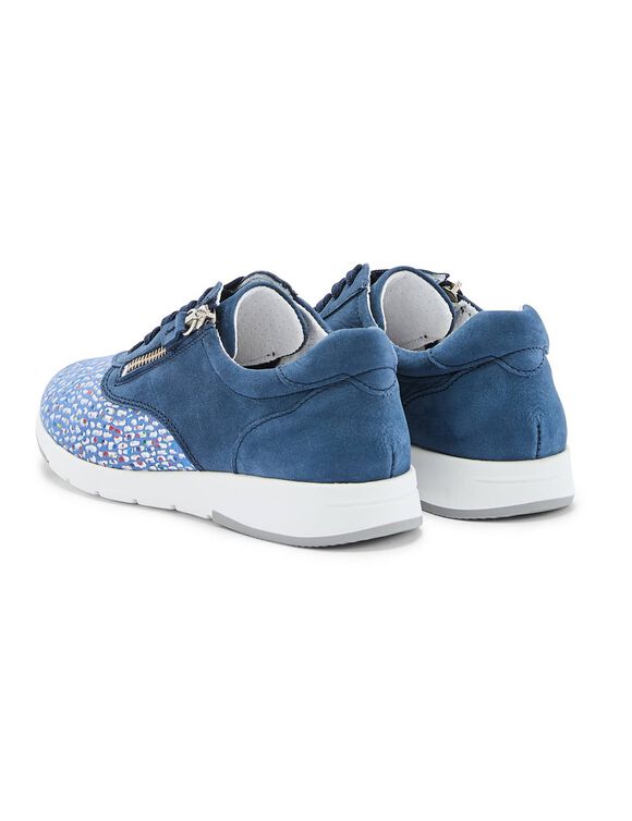 Leren derbys Hallux Comfort (blauw / zilverkleurig)
