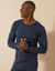 T-shirt sous-vêtement homme col rond manches longues chaleur modérée - lot de 2 (marine) T-shirt sous-vêtement homme col rond manches longues chaleur modérée - lot de 2 (marine)