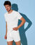 T-shirt met ronde hals - herenondergoed, set van 3 (wit)