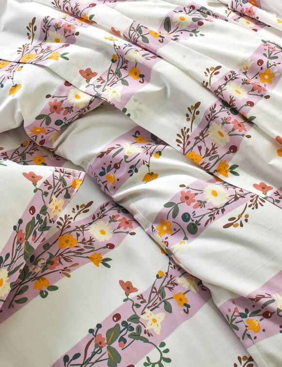 Bedlinnen C&eacute;leste, in bedrukt katoen (parma)