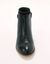 Platte boots in leer (marine)