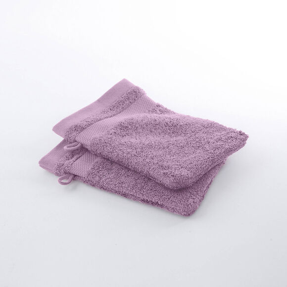 Collection serviettes de bain unies coton modal 500 g/m² (figue)