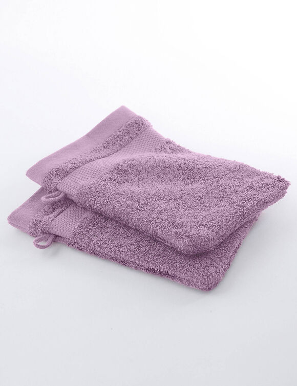 Collection serviettes de bain unies coton modal 500 g/m² (figue)