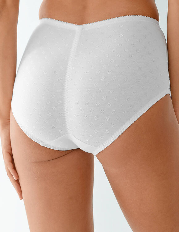 Culotte forme boxer dentelle gainante - lot de 2 (blanc)