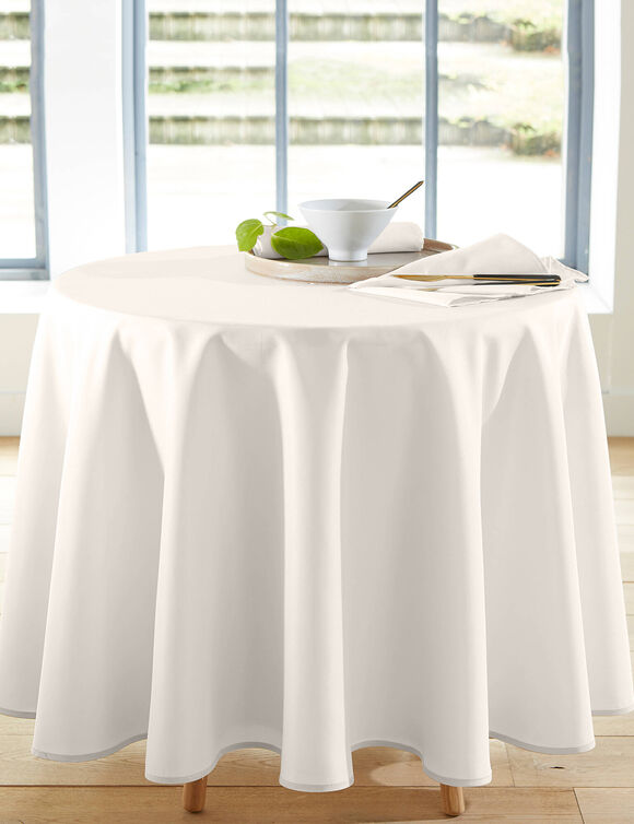 Nappe unie entretien facile (beige)