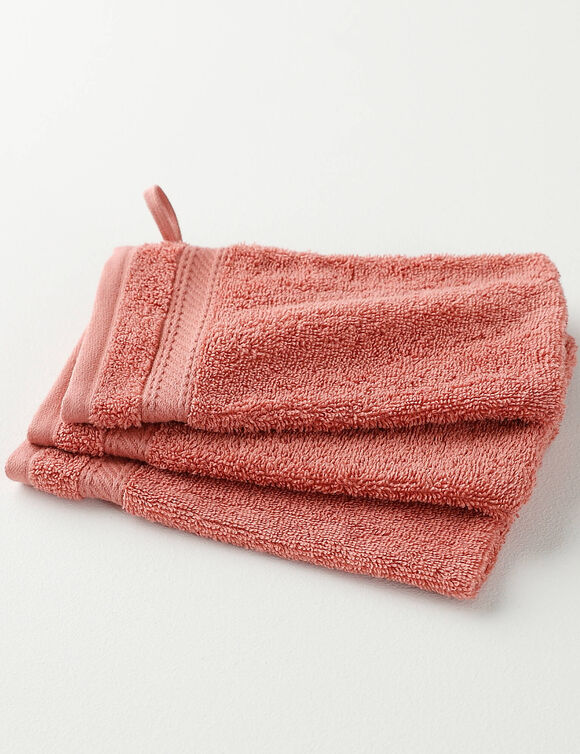 Collection serviettes de bain unies 540g/m2 confort luxe  (brique)