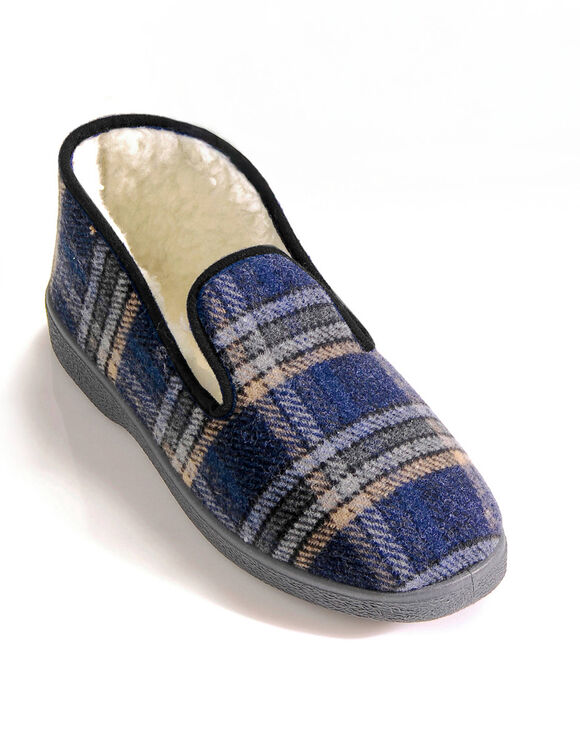 Charentaises homme confort - jusqu'au 47 (marine)