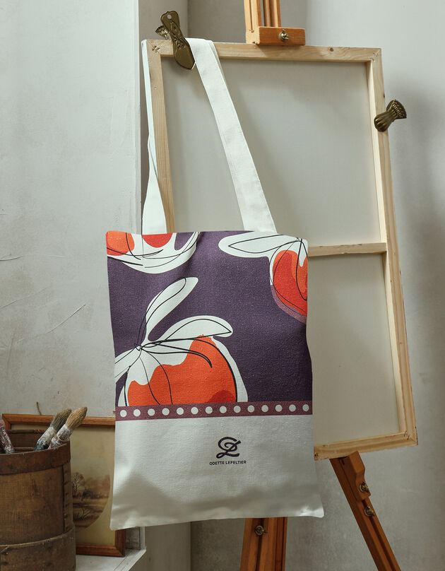Sac, collection "Odette Lepeltier" (prune / terracotta)