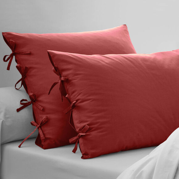 Effen beddengoed - katoenbatist, 72 draden/cm&sup2; (rozenhout)