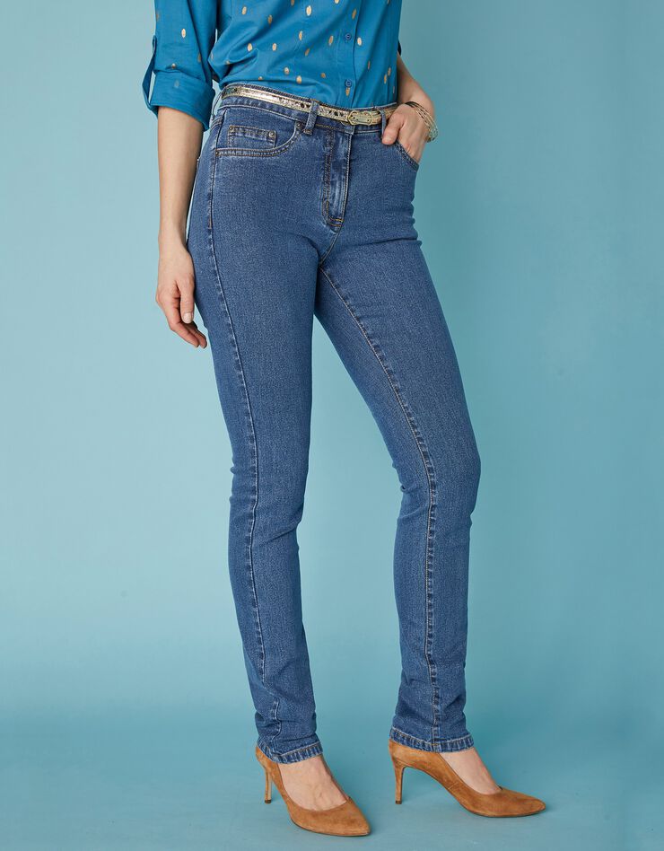 Jean droit stretch - petite stature (stone)