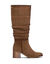 Bottes pliss&eacute;es &agrave; talon (caramel)