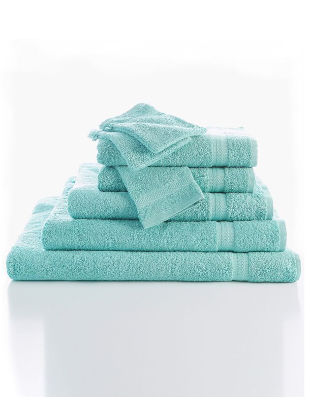 Effen badstof 420 g/m2 met zacht comfort (watergroen)